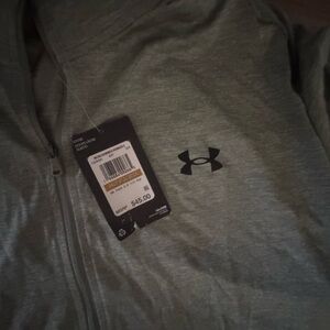 Under Armour Heather Gray Full-Zip Jacket